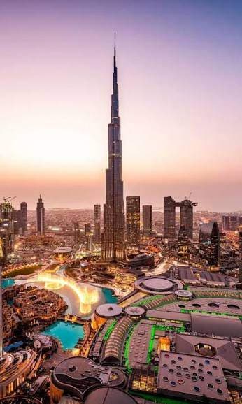 Dubai, UAE cinematic travel scene